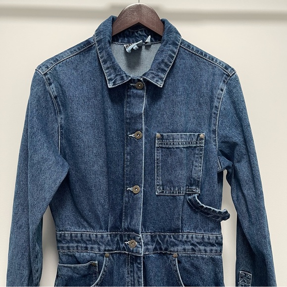 The Ragged Priest Questioner Long Sleeve Dark Blue Boiler Suit Size Small - Picture 3 of 16